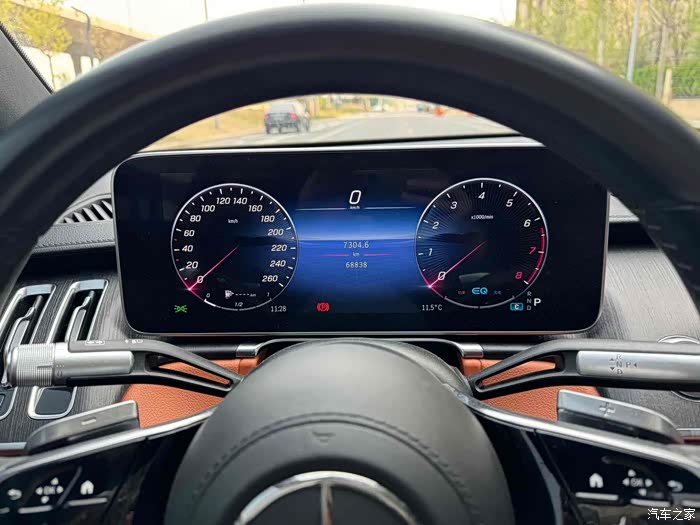 21款奔驰s400l商务型6万公里645喜欢速来