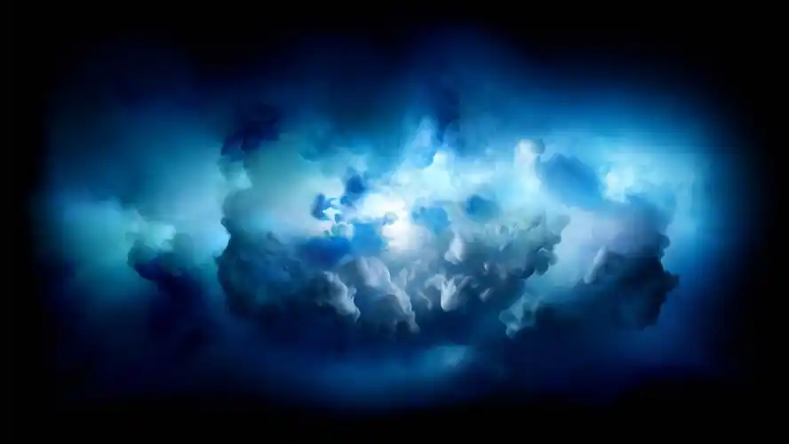 5kimacpro蓝色艺术壁纸5120x2880