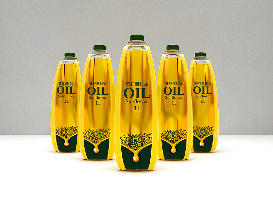 食用油瓶型设计|平面|包装|zhfiend_原创作品-站酷zcool
