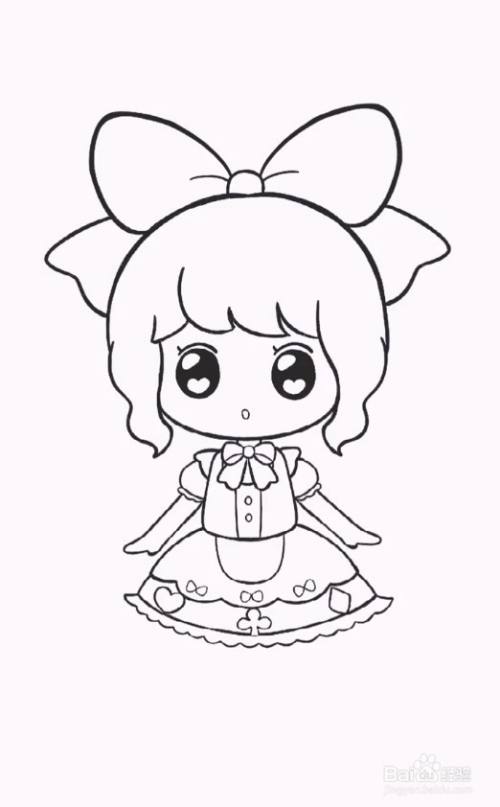 爱丽丝怎么画简单漂亮