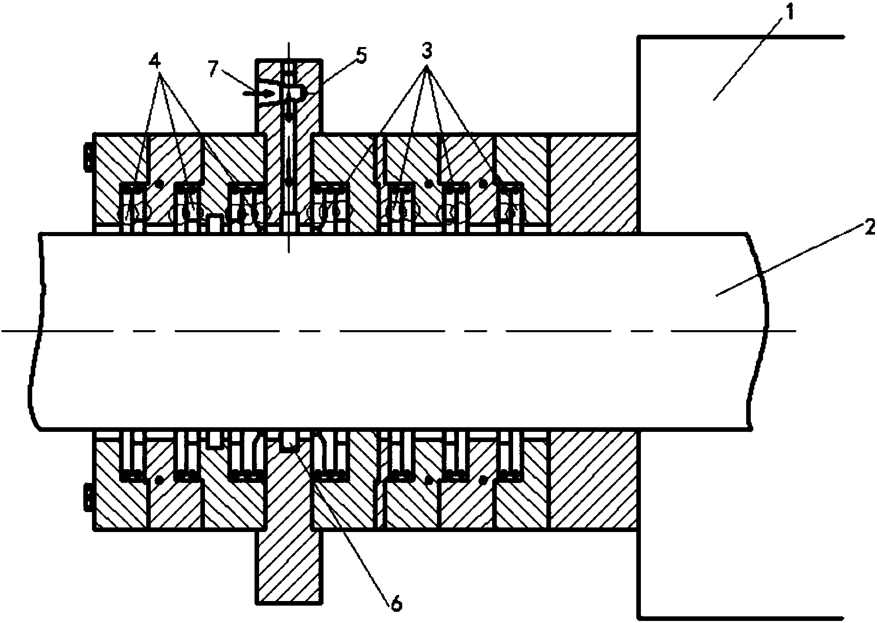 往复式压缩机填料改造结构