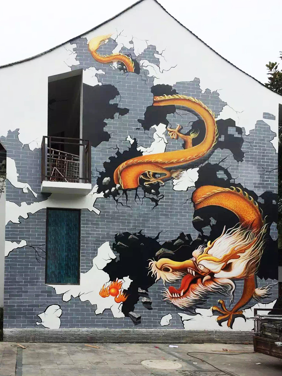 成都元田壁画3d立体画分享(第六篇)|其他|墙绘/立体画|元田艺术