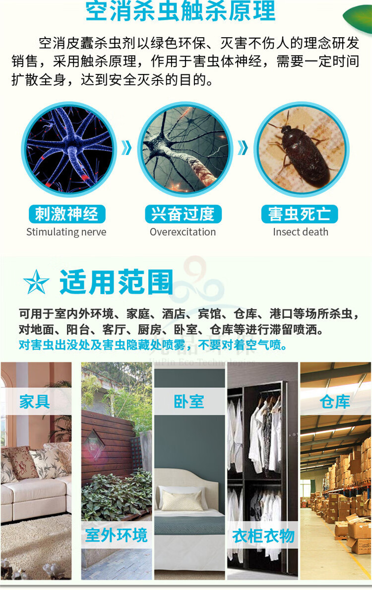 空消杀皮蠹虫专用杀虫剂家用除灭皮蠹药水黑毛皮蠹虫灭害喷雾剂