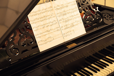 钢琴基础音符图片