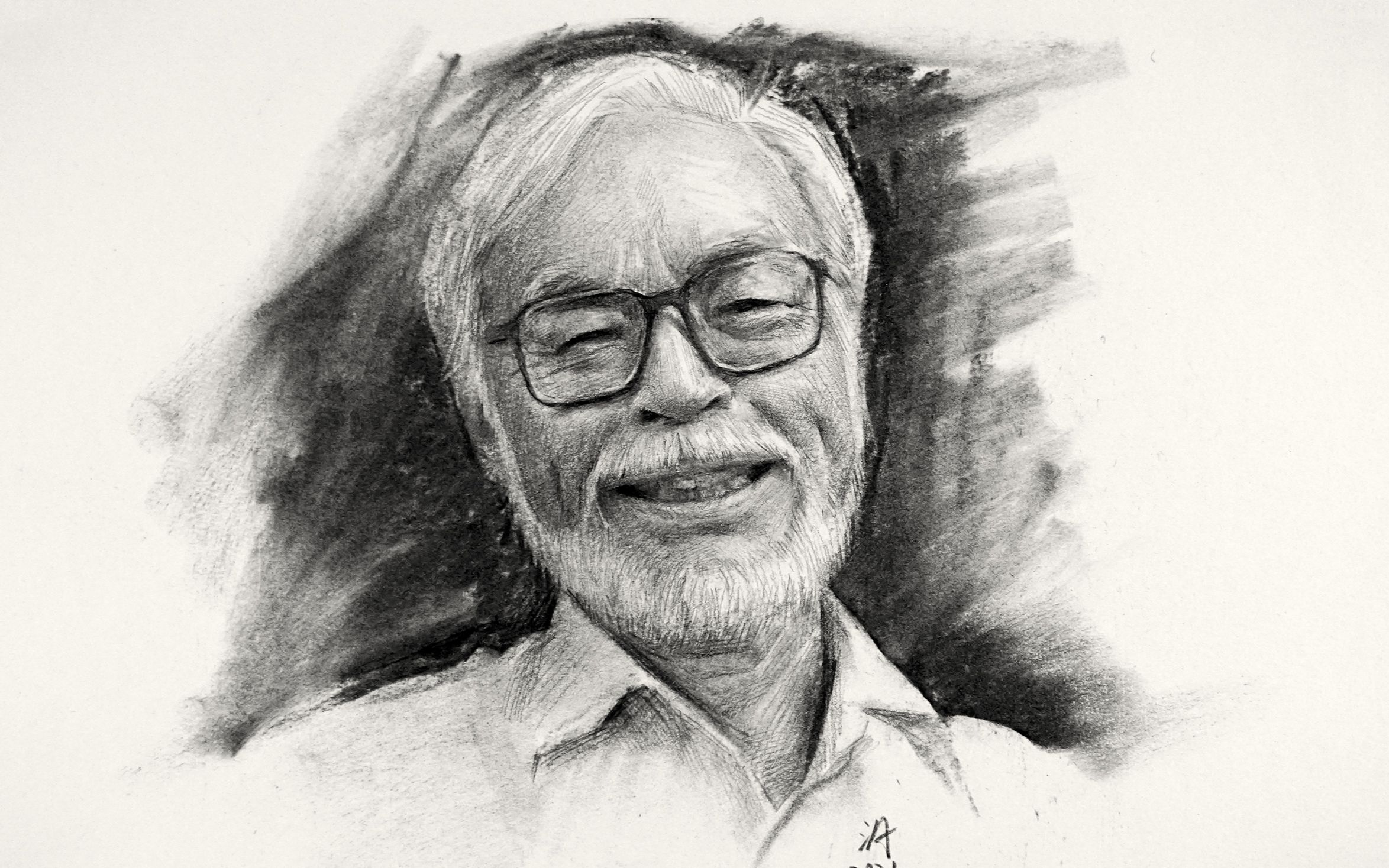 【深夜速写】素描宫崎骏