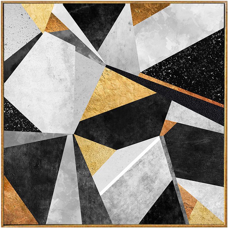 现代简约客厅装饰画北欧色块卧室玄关餐厅抽象艺术风格挂画有框画-单