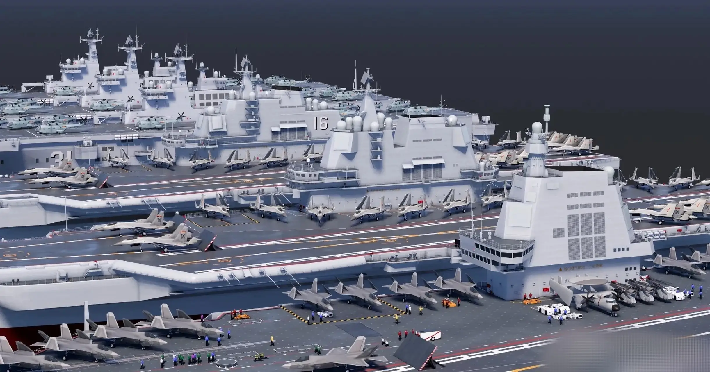 将补齐最后两块短板!2024年中国海军实力飞跃,航母战斗群再升级