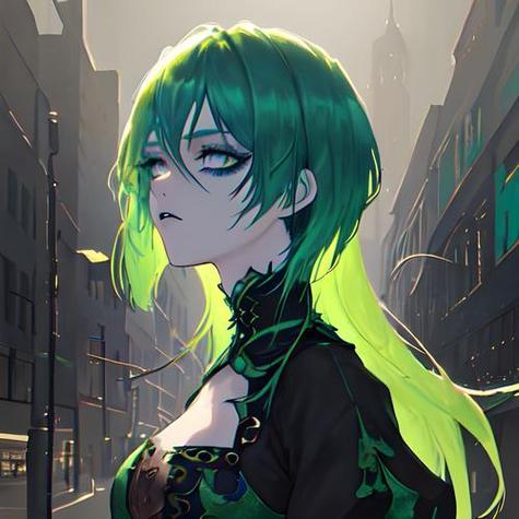 高冷女生头像二次元