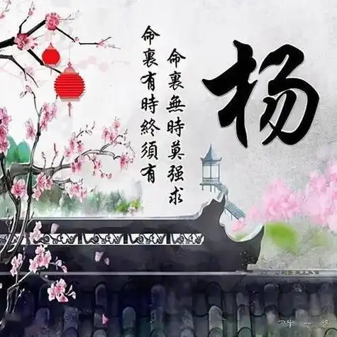 100姓氏微信头像杨姓 微信头像图片大全 -【爱个性】