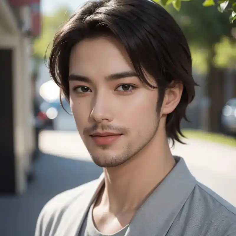 胡子哥,你好.#midjourney #你的男友已上线 #男 - 抖音