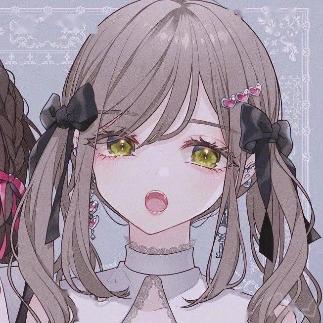 电竞优质动漫闺蜜头像_wi-fi_图片_字体