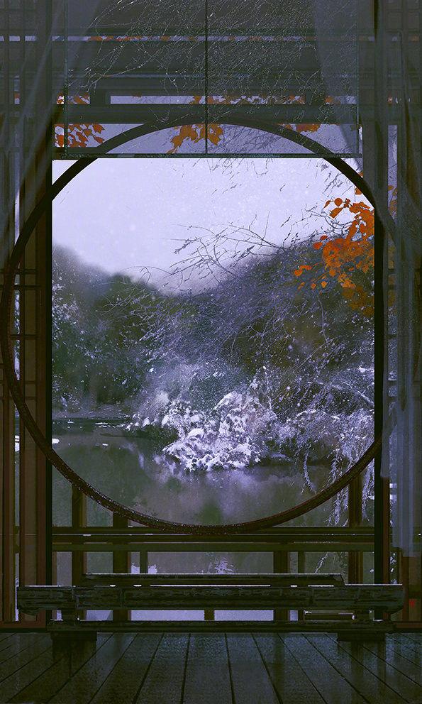 古风风景图,源自网络,侵权联删.