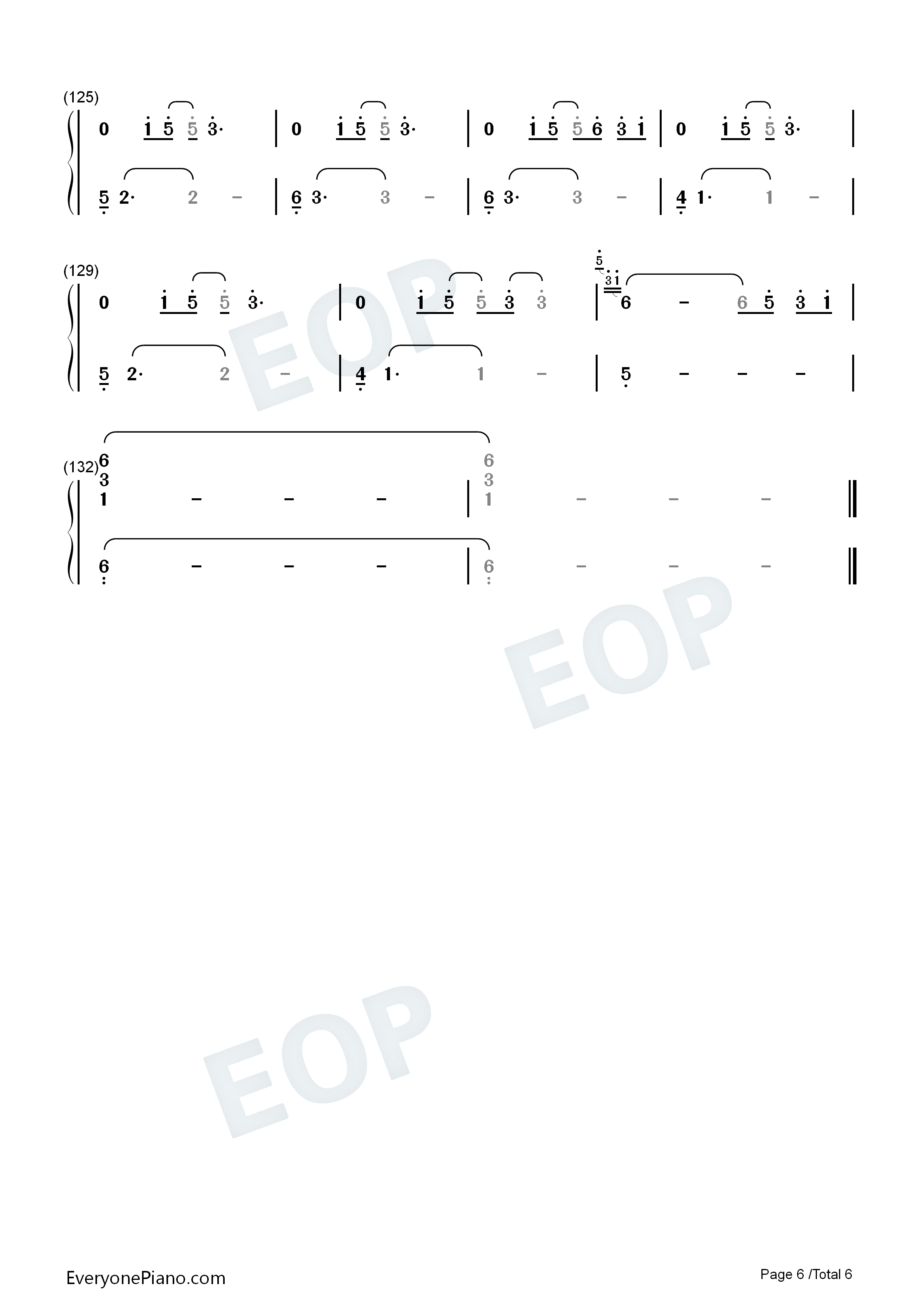 遇萤-橙光遇龙主题曲双手简谱预览6