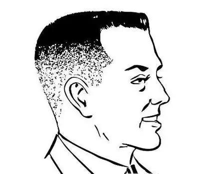 平头简笔画头像