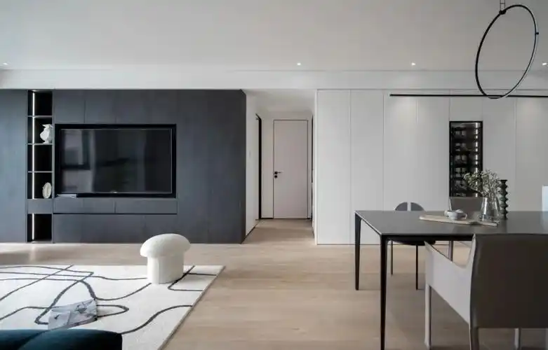 黑白灰装修设计全屋以极简之形诠释最纯粹的空间感