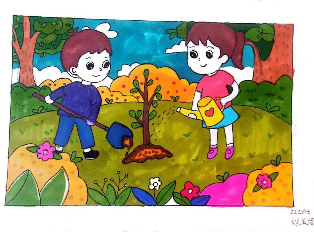 相逢植树节爱在春天里