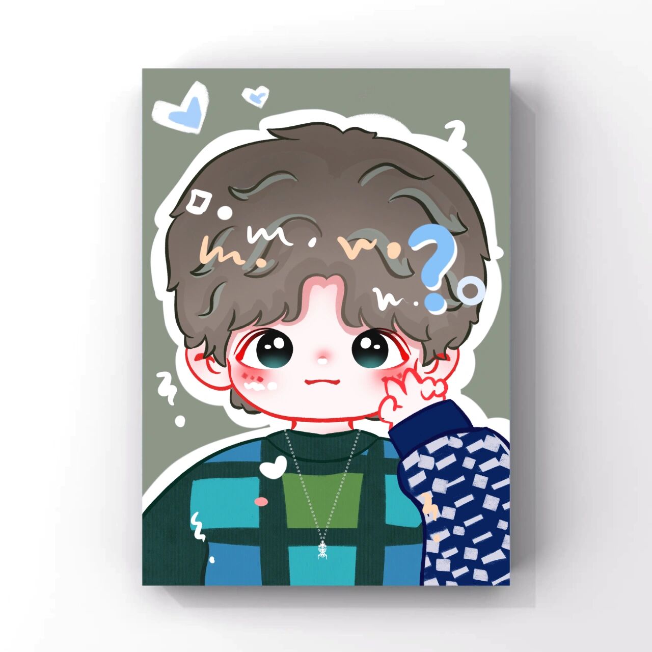 宋亚轩无偿 q版23/100截止啦 画了一个小宋的小卡稿稿呀 这个想要的宝