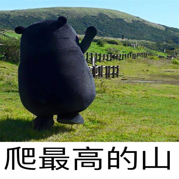表情包文字描述:爬最高的山相似表情>>>>>>>斗图吧表情制作神器让你的