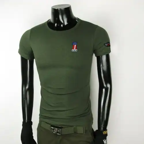 101空降师军装t恤我是特种兵短袖t恤夏紧身健身特种兵户外作训t恤