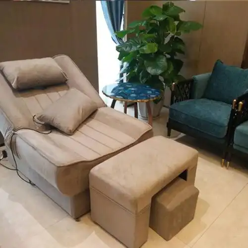 足疗足浴沙发电动洗脚采耳沐足修脚店按摩床浴场美容美睫可躺椅子定制