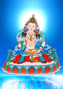 结缘金刚萨埵菩萨画像佛像画相纸塑封水晶摆台金刚萨垛佛画像定制