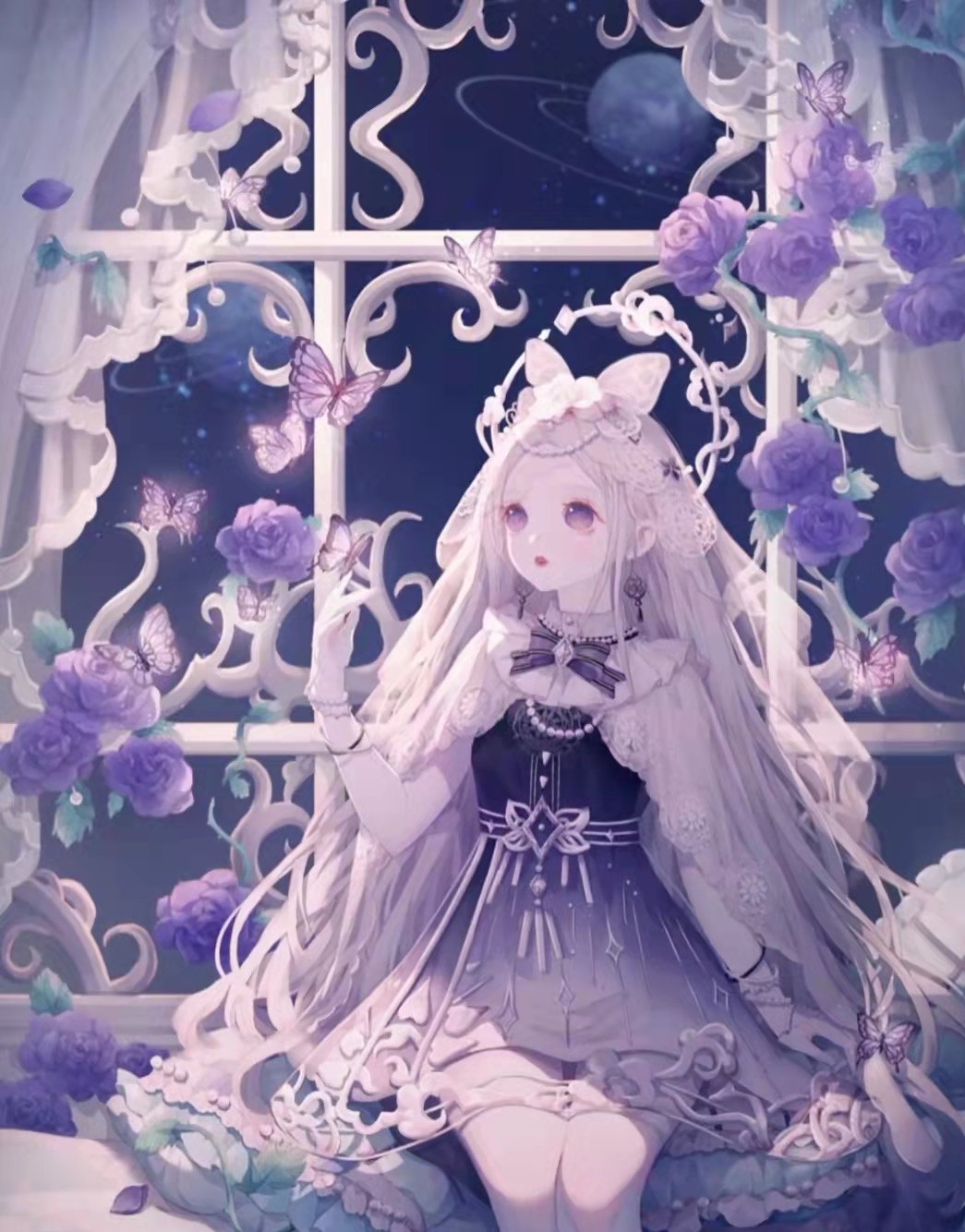 仙气壁纸插画图片壁纸