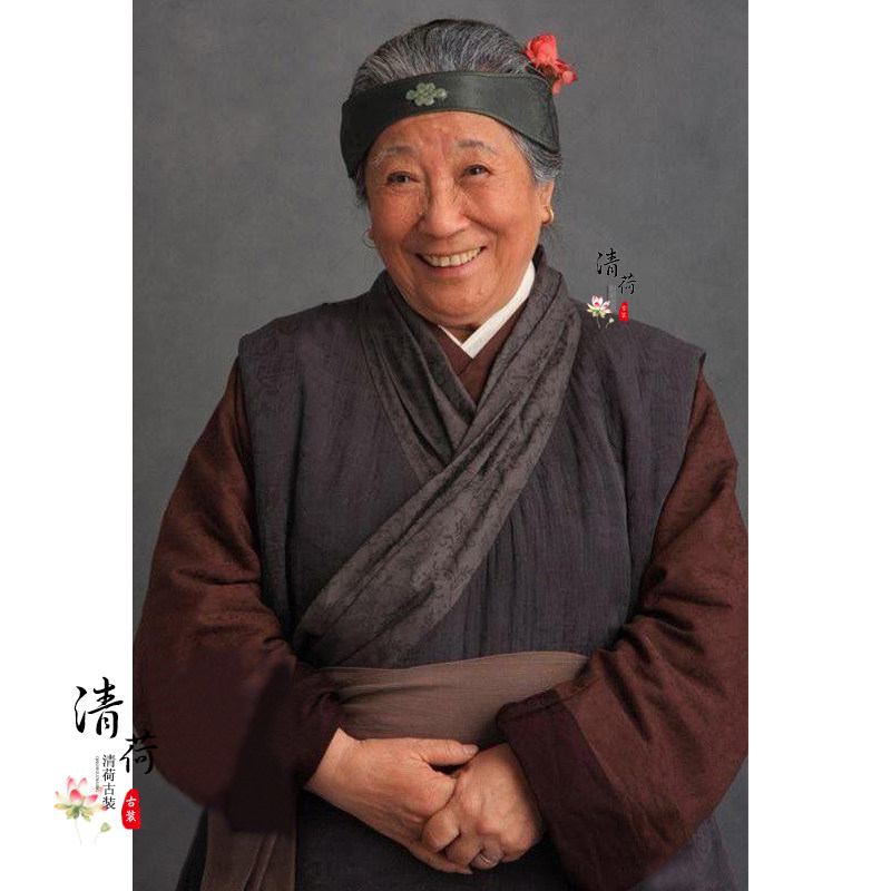 古装影视女士汉服棉麻群演老太婆丫鬟下人仆人民族服装