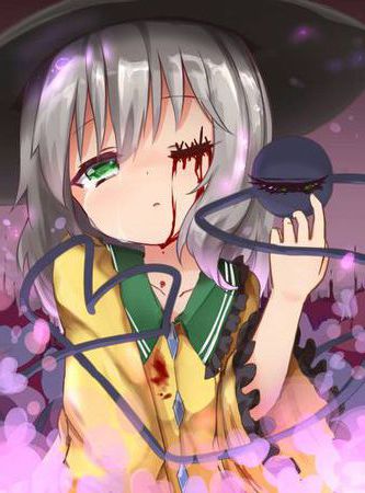 二次元 一只手握玫瑰流血的图 谁有