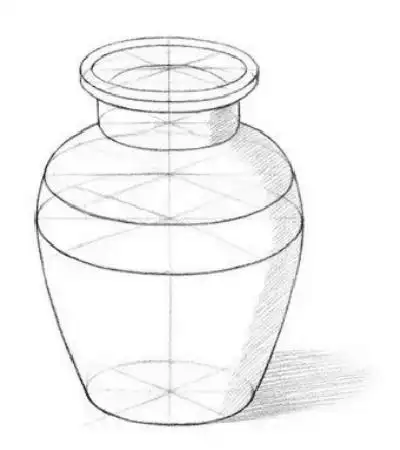标签关键词:罐子素描
