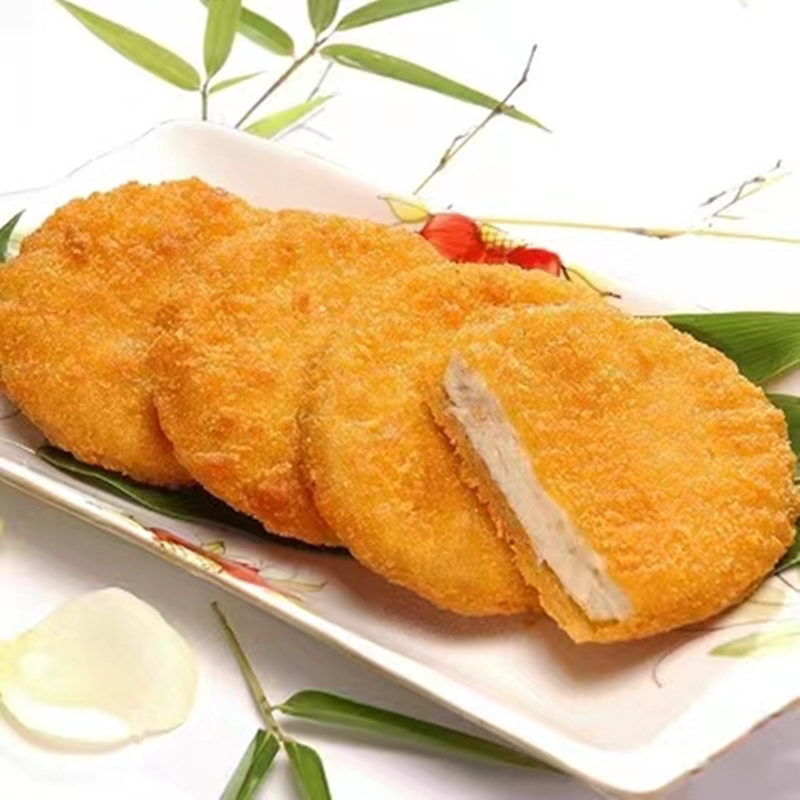 大成汉堡鸡排8片裹粉家庭装油炸空气炸锅小吃半成品冷冻脆炸鸡柳