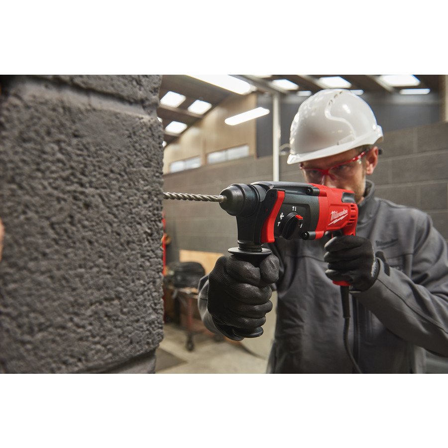 milwaukee米沃奇多功能冲击钻电锤重型锤钻四坑800w大功率ph27e