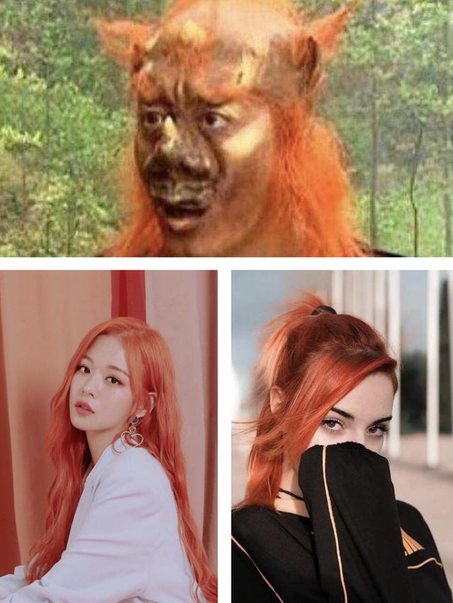 虽然明星发色都是按照西游记里的发色染的但你可能永远染不出来