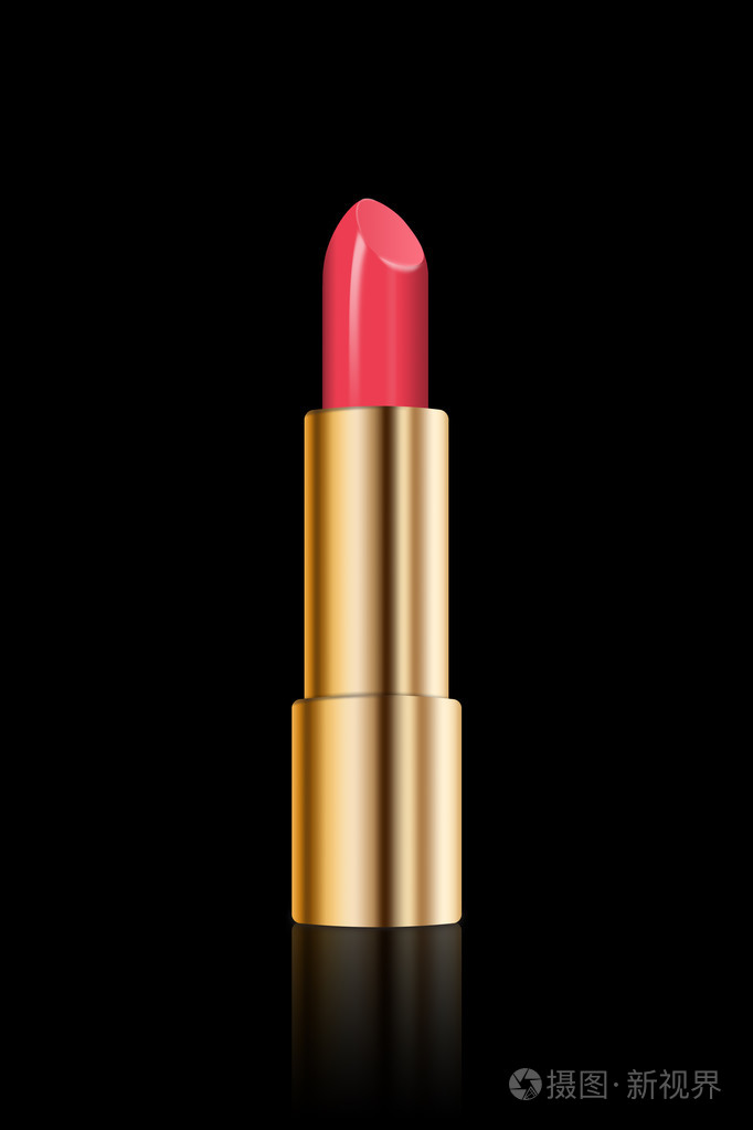 黑色背景上的口红照片-正版商用图片0fxx9e-摄图新视界