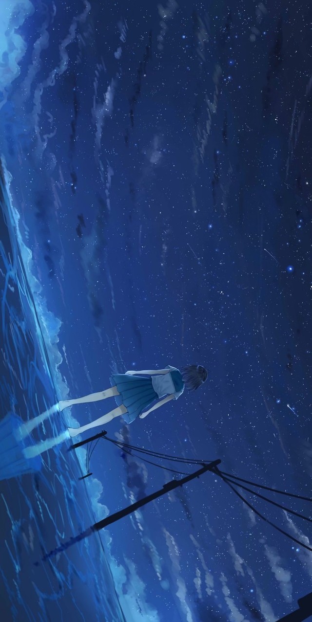 出单:星空动漫少女壁纸