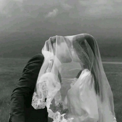 2020最新婚纱情头 高清唯美的2020情人节婚纱情侣头像双人图片