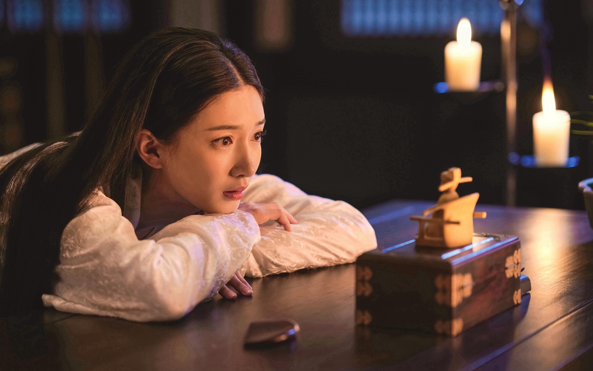 江疏影《清平乐》古装剧照桌面壁纸