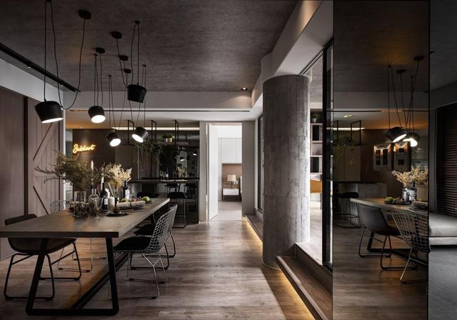 工业风特点的装修案例丨木质,金属,皮革的交响乐,奏响个性曲调