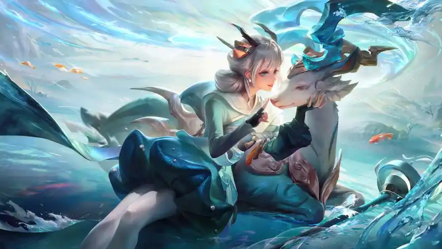 瑶 山海 碧波行 王者荣耀 高清 壁纸