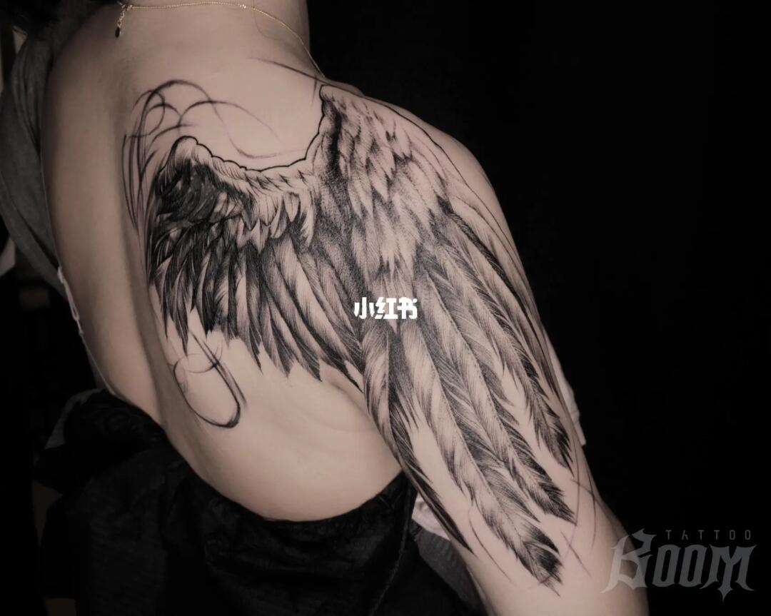 翅膀  #纹身遮盖  #成都纹身 #设计纹身 #翅膀纹身