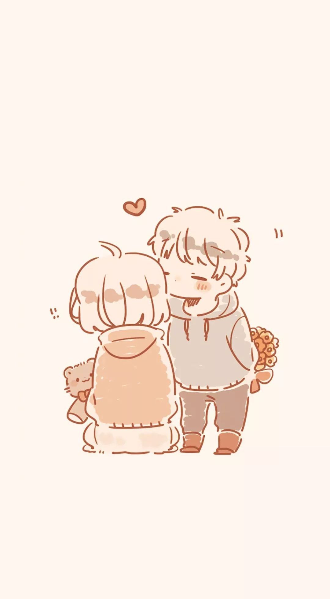 情侣专用手机壁纸微信聊天背景图