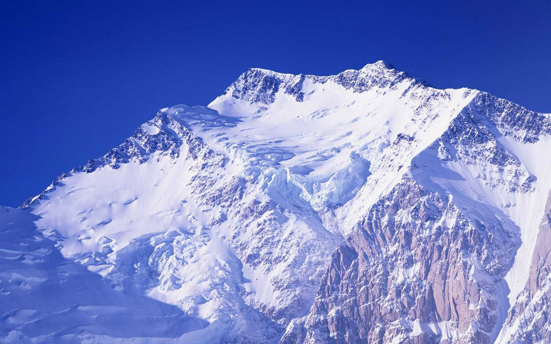 青藏高原唯美雪山风景图片桌面壁纸