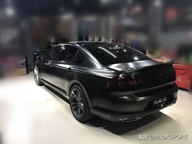 blox 车主记-脱胎换骨变身黑武士 大众迈腾b8改装案例分享!