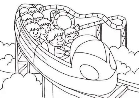 游乐园简笔画游乐园简笔画简单