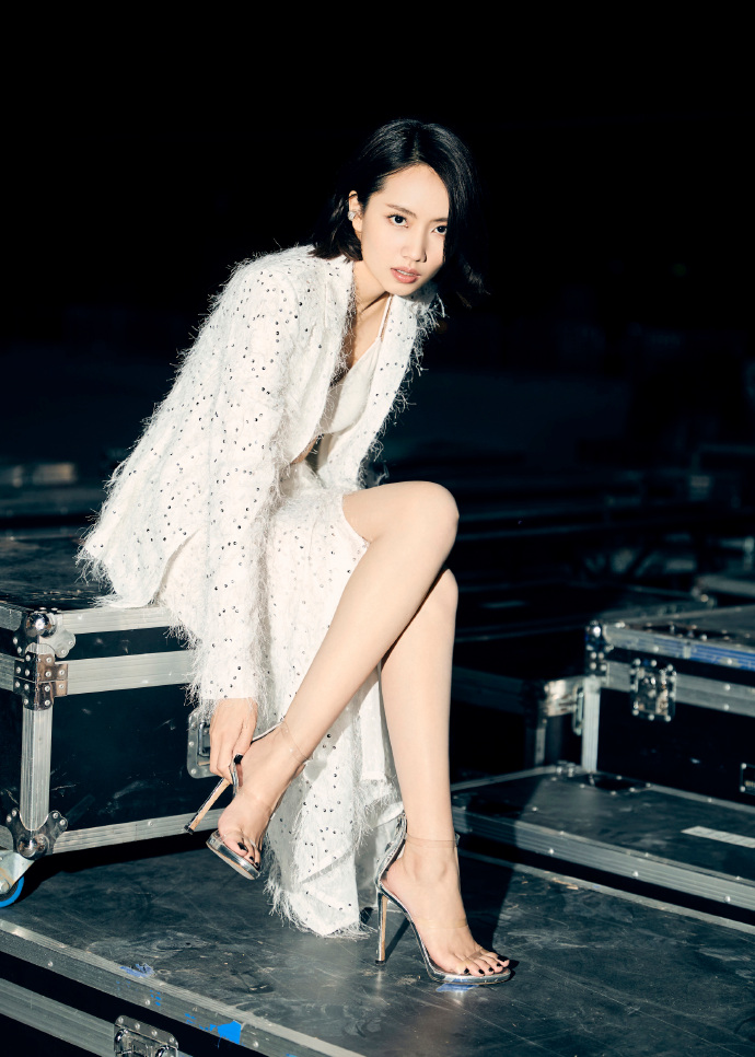 刘惜君 高跟凉鞋 美jio丫