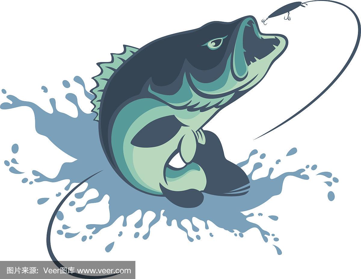 条纹鲈鱼,大口黑鲈,渔业,鲶科鱼,笛鲷