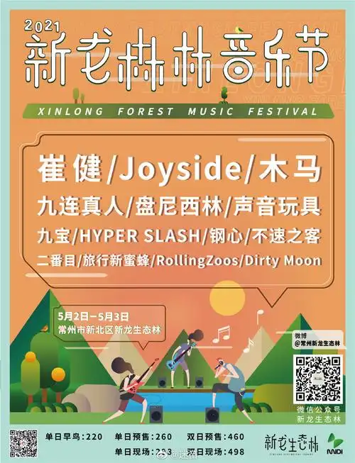 常州新龙森林音乐节有一起去的吗,个有一起去的呀