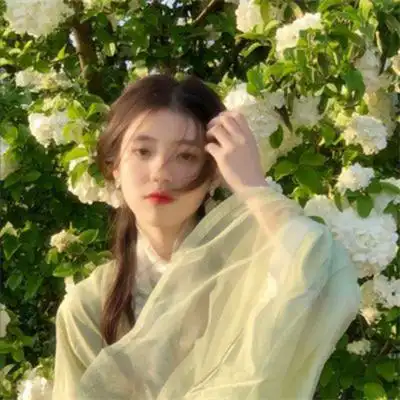 小清新接近自然的绿色系真人女头 森系感拉满的ins风治愈系女头_女生