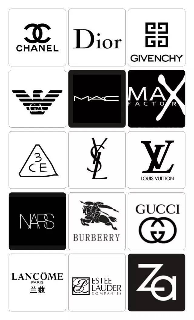 认识口红品牌标志口红品牌标志及对应图