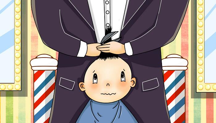 这篇课文主要讲的是小沙天生害怕剃头,谁给他剃头他就骂谁"害人精",小