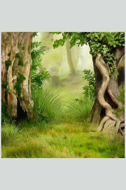 梦幻仙境迷幻森林图片